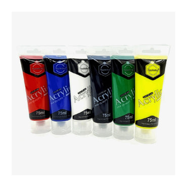 Keep Smiling Acrylic Fine Quality 75ml Set Of 6 The Stationers
